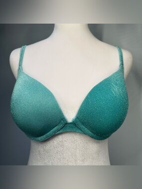 Teal Shimmer Bra